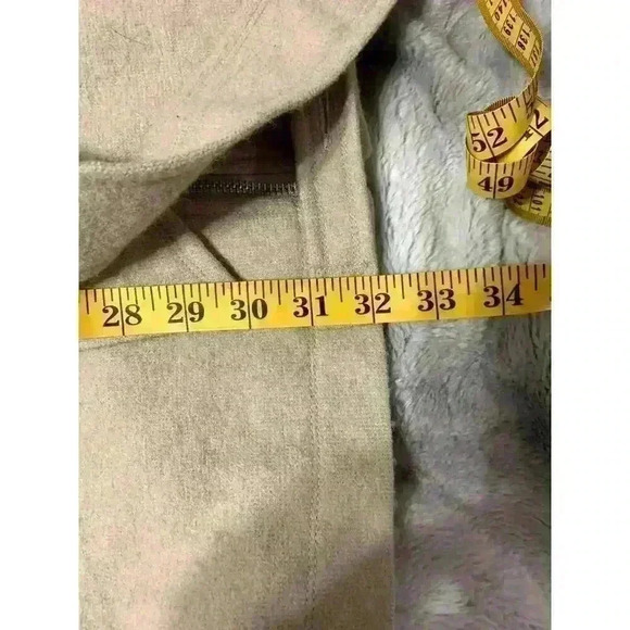 Anthropology Fumblin Foe Wool Camel Military Style Coat Juniors Large - Picture 8 of 9